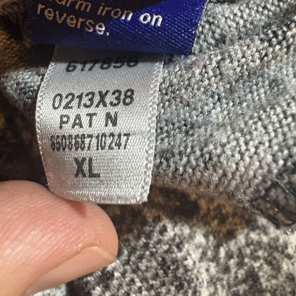 Sonoma Goods Sweater Women XL Snake Print Boho Neutral Gray Long Sleeve Layering - Picture 4 of 7